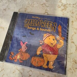 Vintage 1997 Disney Winnie‎ the Pooh Halloween Songs & Sounds CD NEW